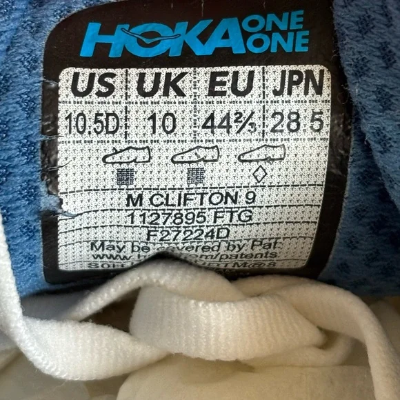 HOKA Clifton 9 men’s shoes - Picture 10 of 10